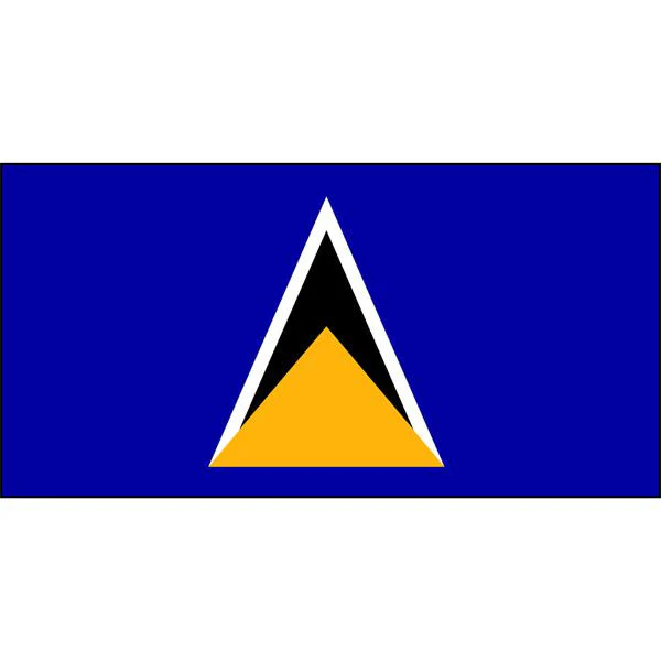 St Lucia Flag 1800 x 900mm