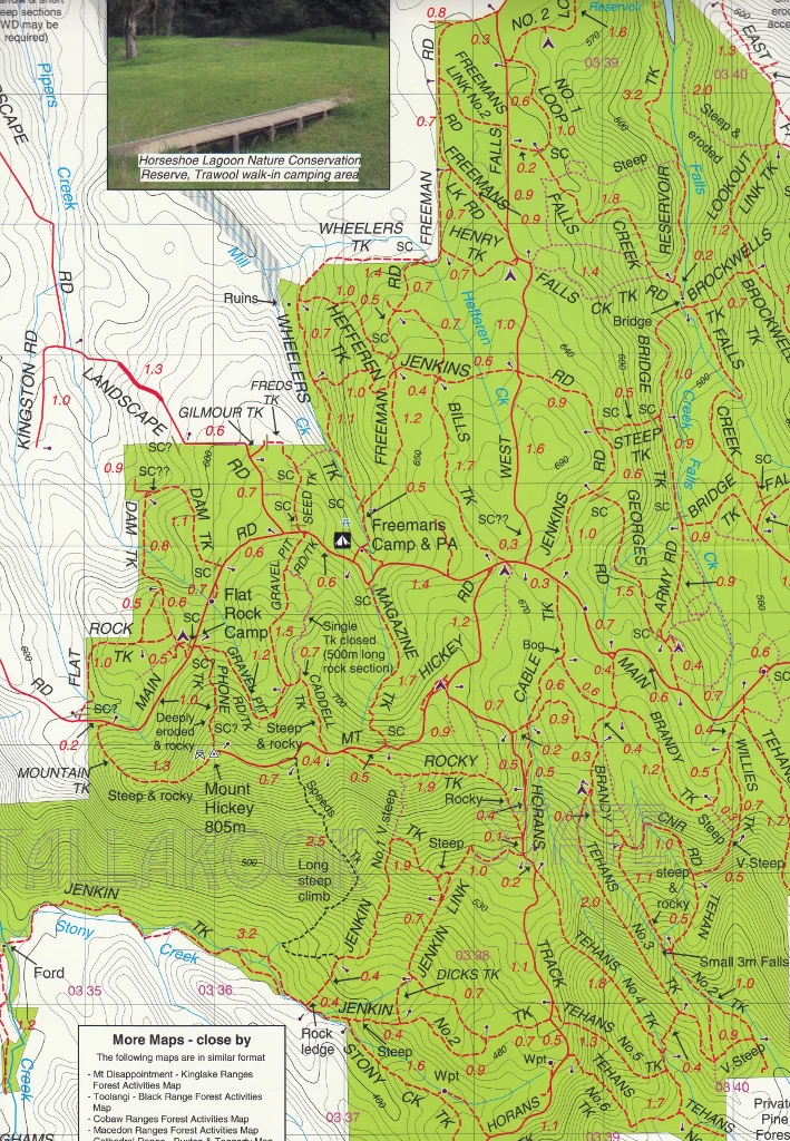 Tallarook Forest Activities Map Rooftop - Image 3