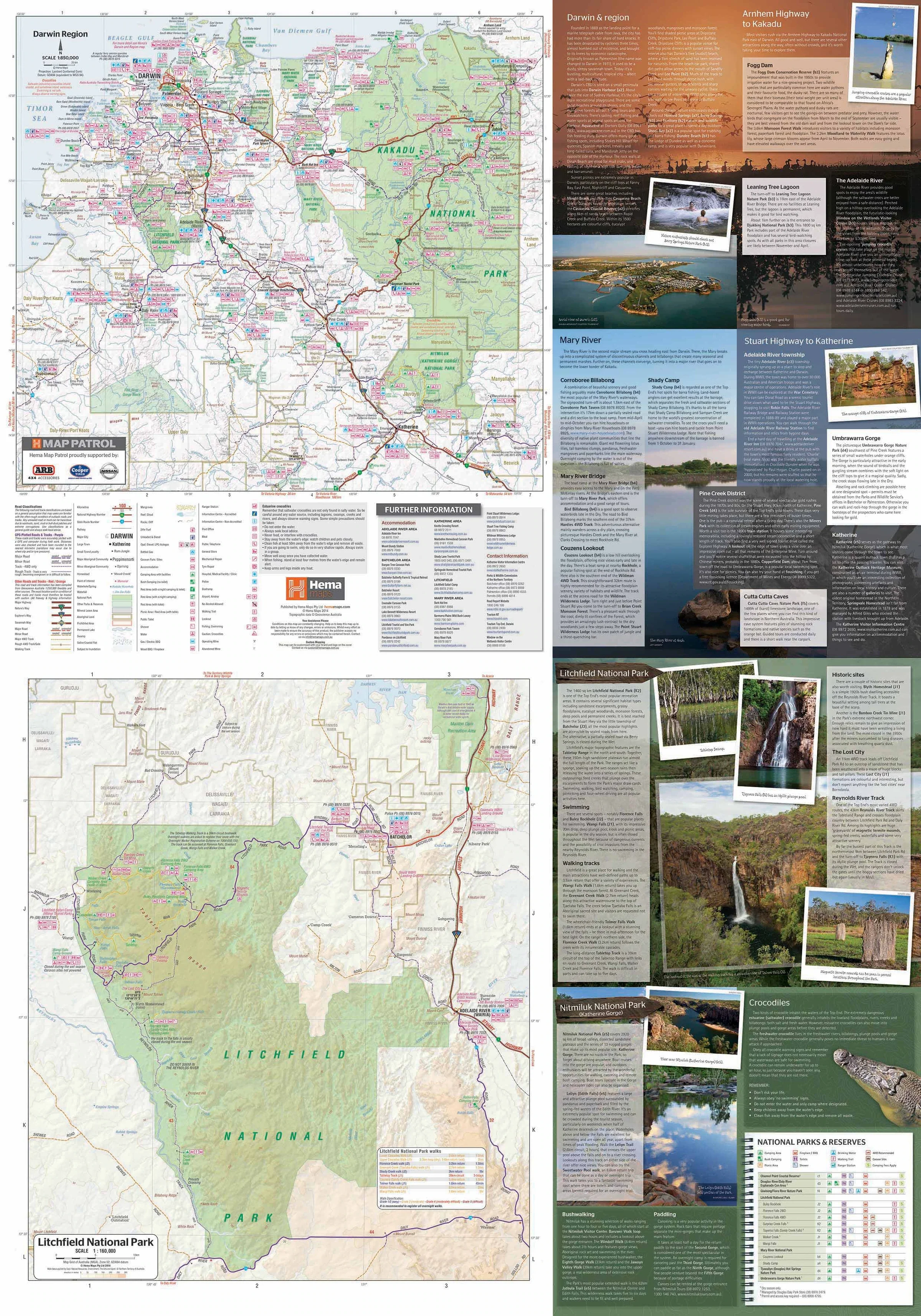 Top End National Parks Map by Hema Maps – 2nd Edition - Image 3