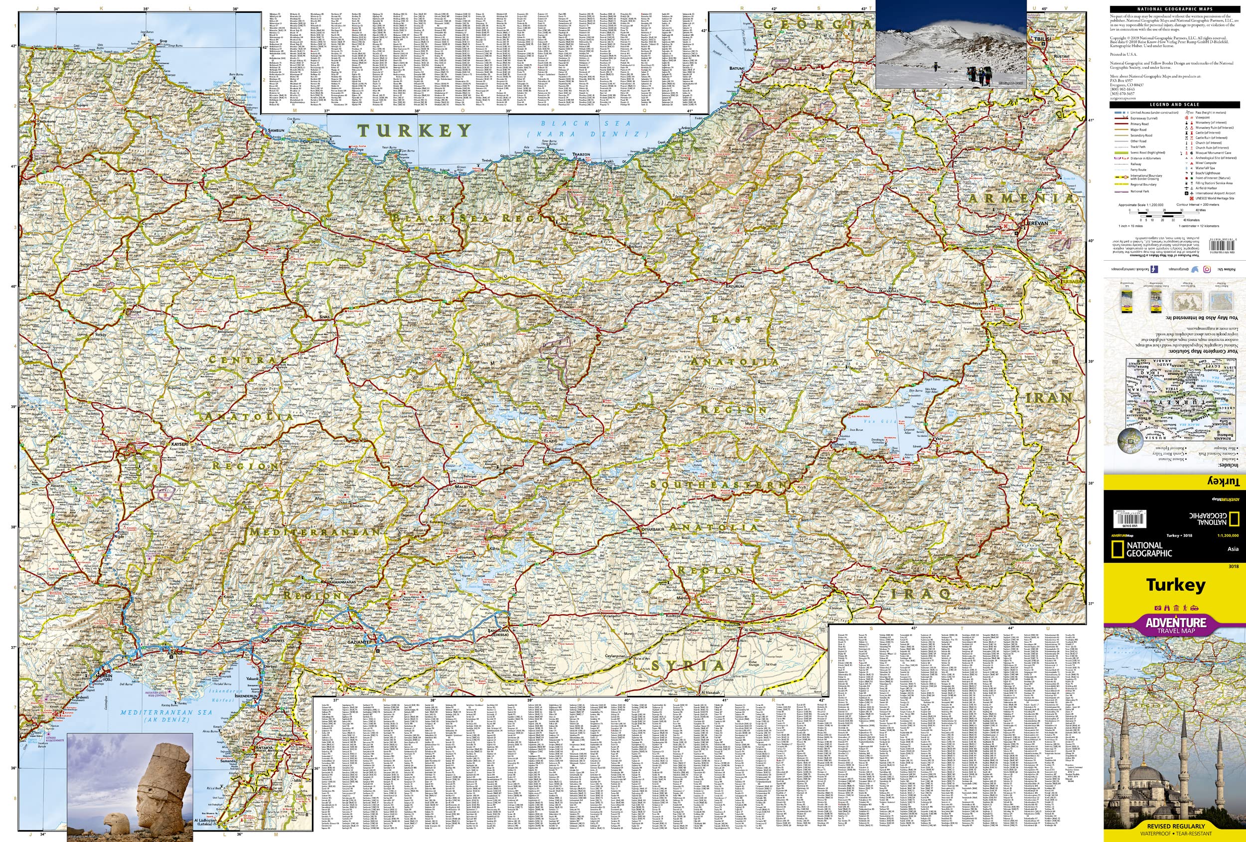 Turkey National Geographic Folded Map - Image 2