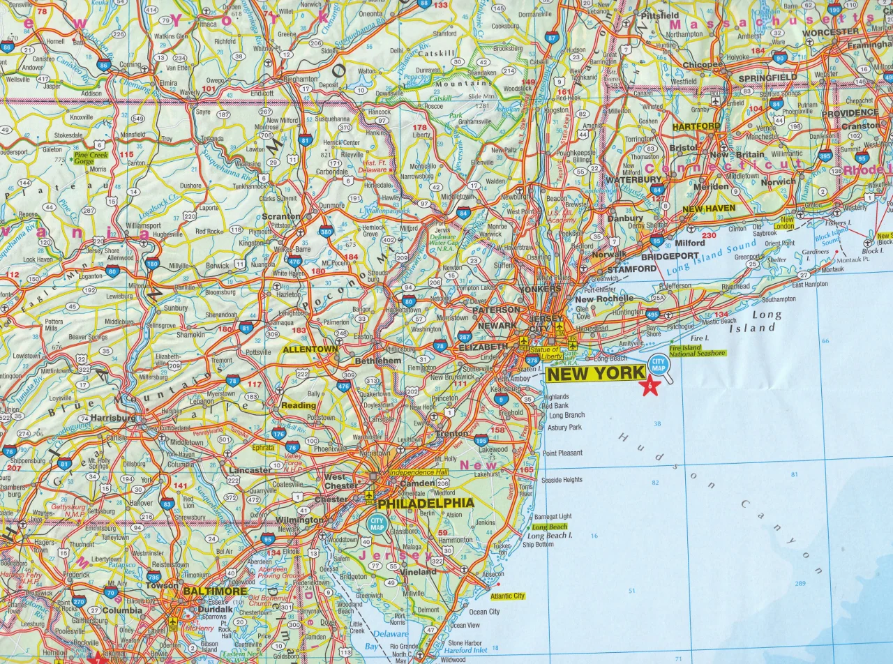 USA East Marco Polo Map - Image 3