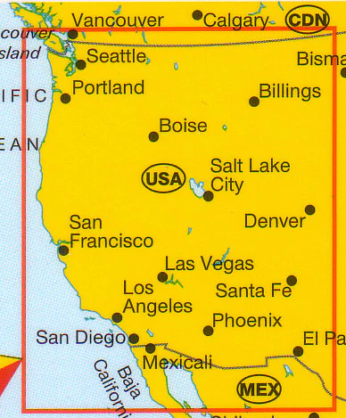 USA West Marco Polo Map - Image 2