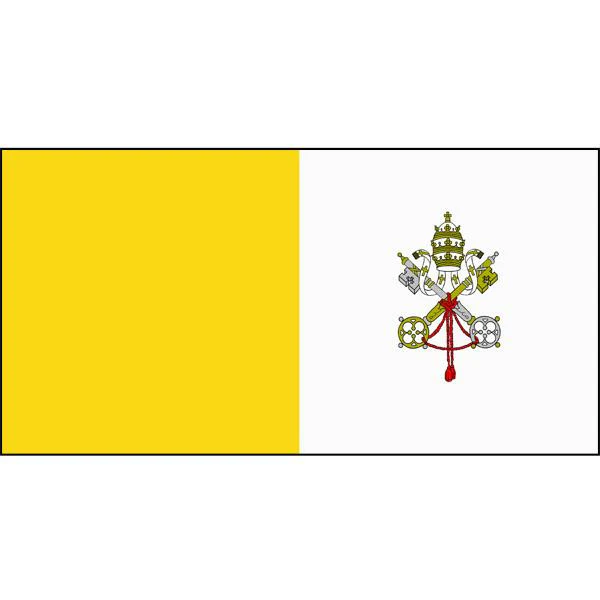 Vatican City Flag 1800 x 900mm