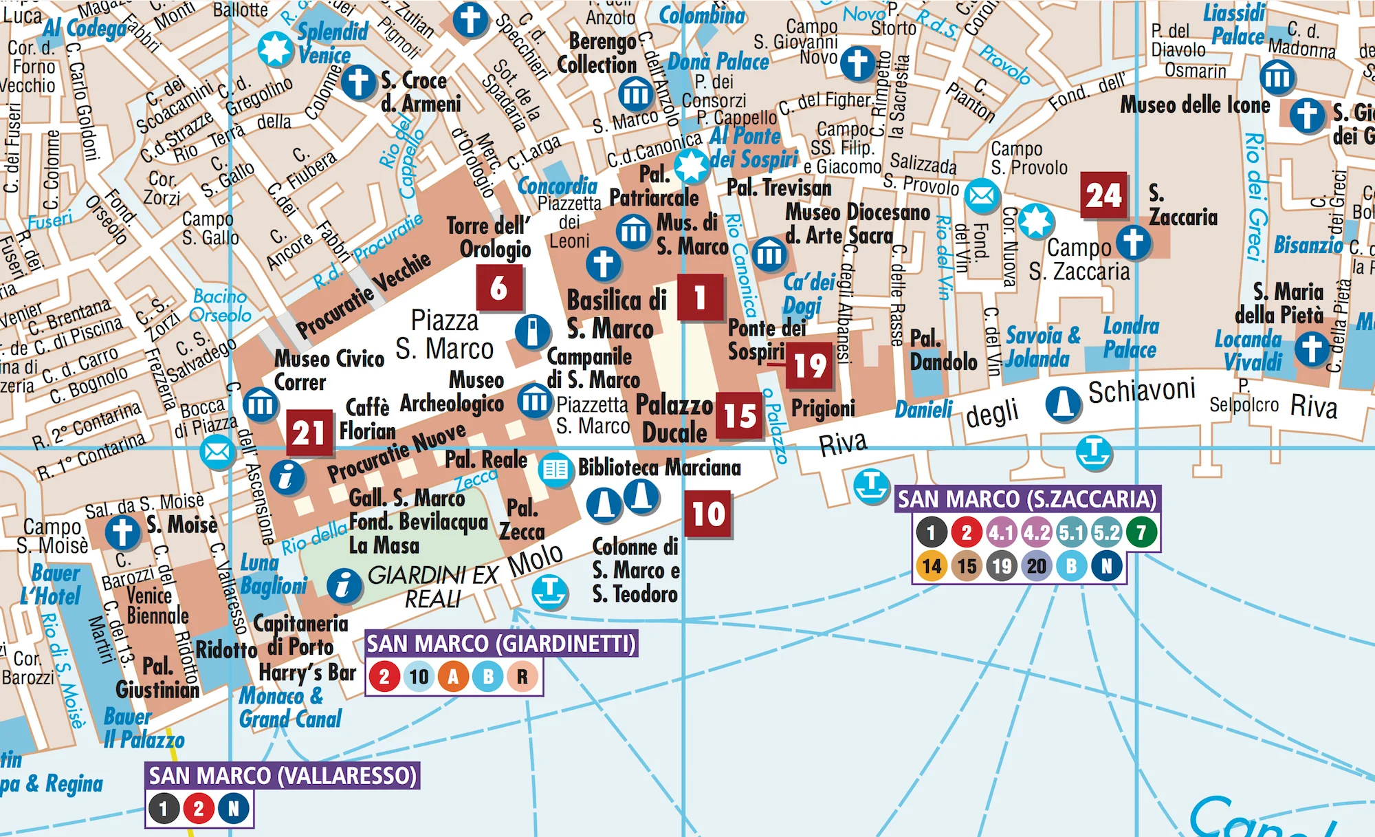 Venice Borch Folded Laminated Map - Image 4