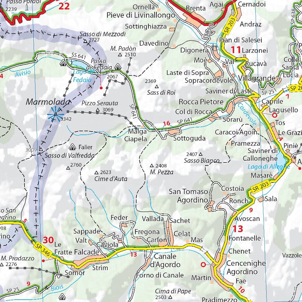 Italy Veneto Michelin Map 355 - Image 6