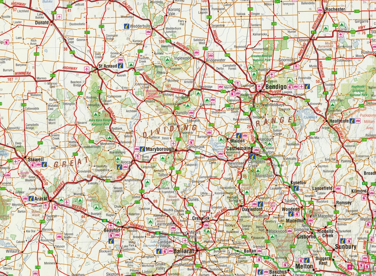 Victoria Hema State Map - Image 4