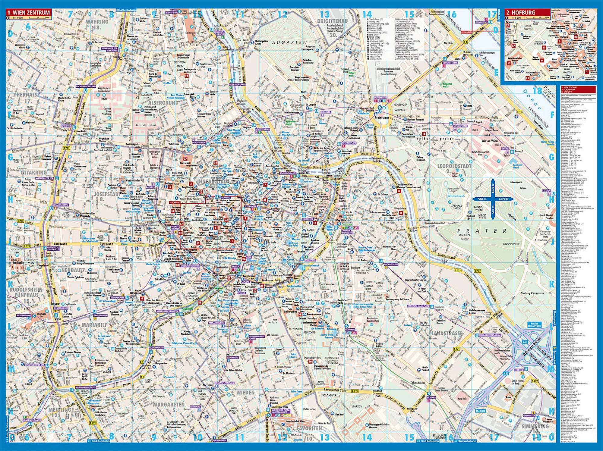 Vienna Borch Folded Laminated Map - Image 3