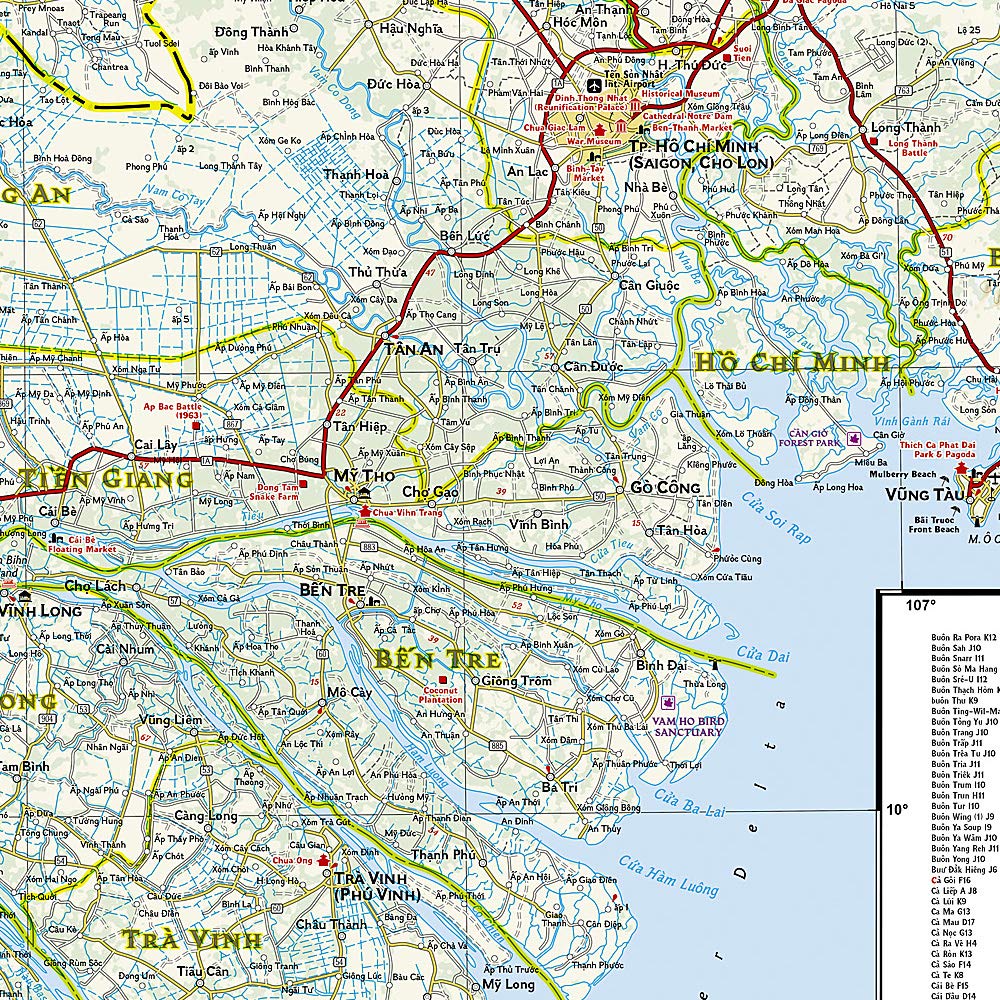 Vietnam South National Geographic Folded Map - Image 5