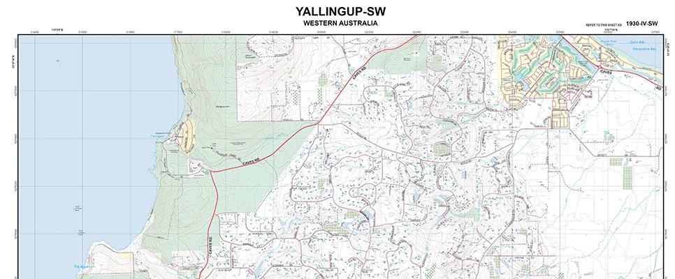 Western Australia 1:25,000 Topographic Maps