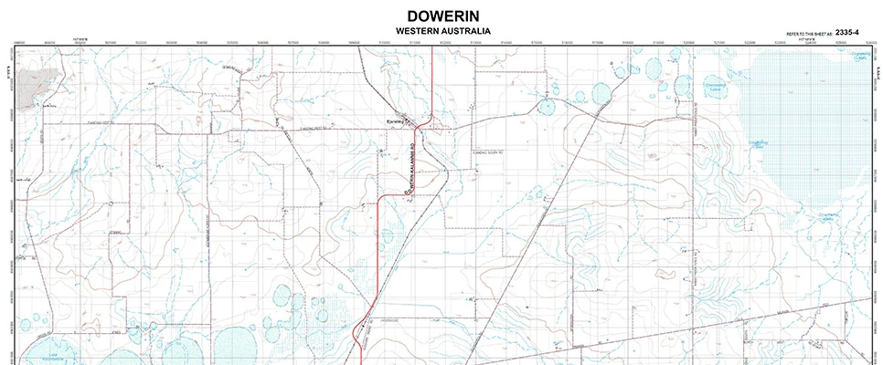 Western Australia 1:50,000 Topographic Maps