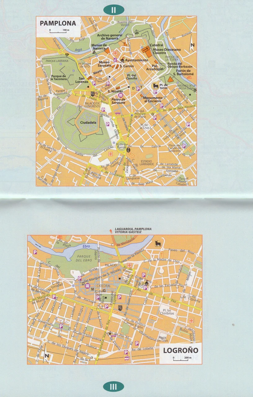 Way of St James Spain - Camino de Santiago Map Book Michelin 160 - Image 5