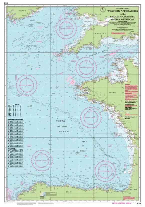 Western Approaches to English Channel & Bay of Biscay Imray Chart - Image 2