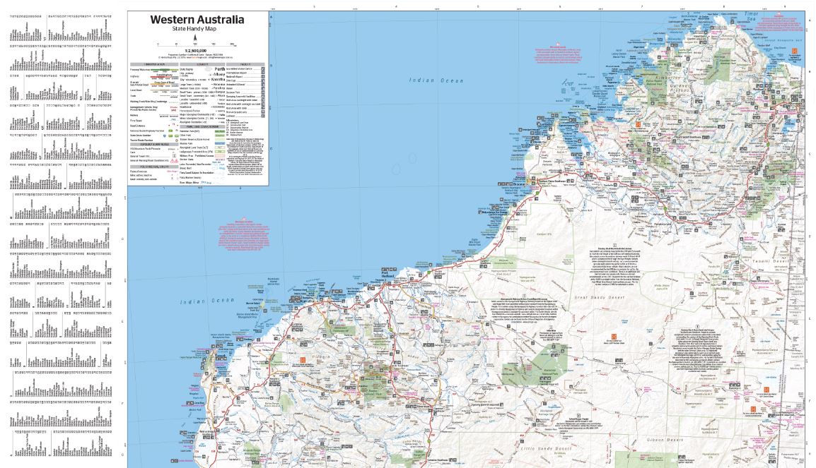 Western Australia Hema Handy Map 13th Edition - Image 3
