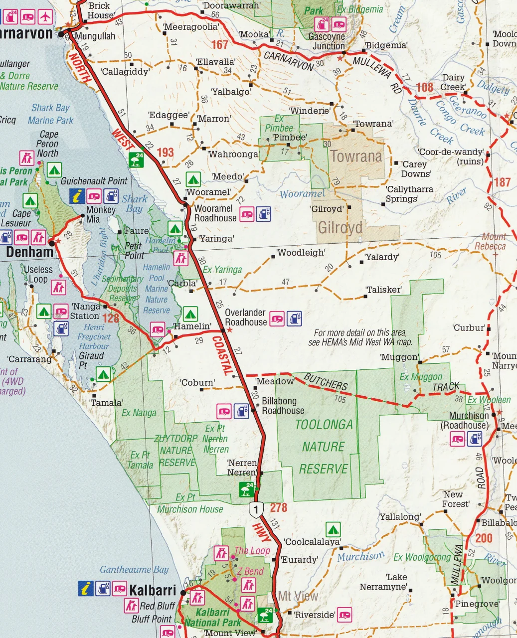 Western Australia Hema State Map - Image 9