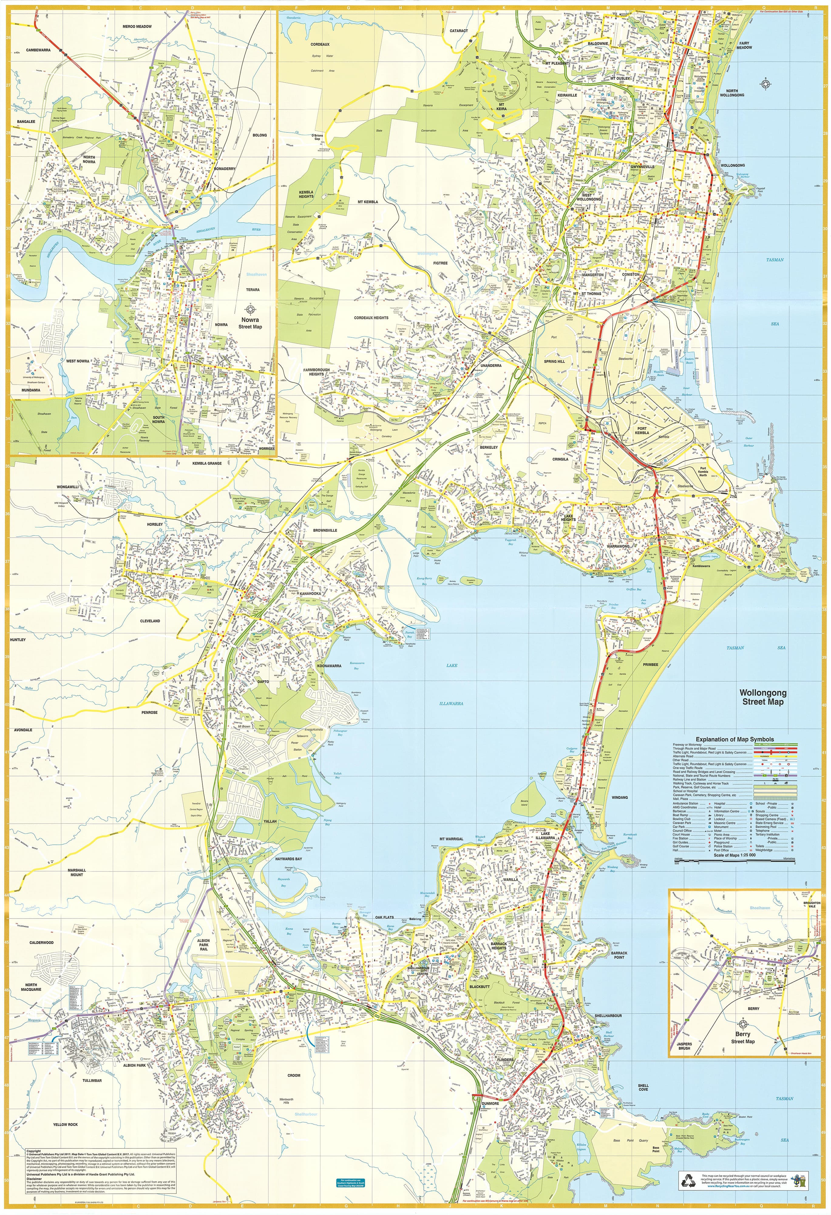 Wollongong Nowra & Berry UBD Map 299 - Image 3