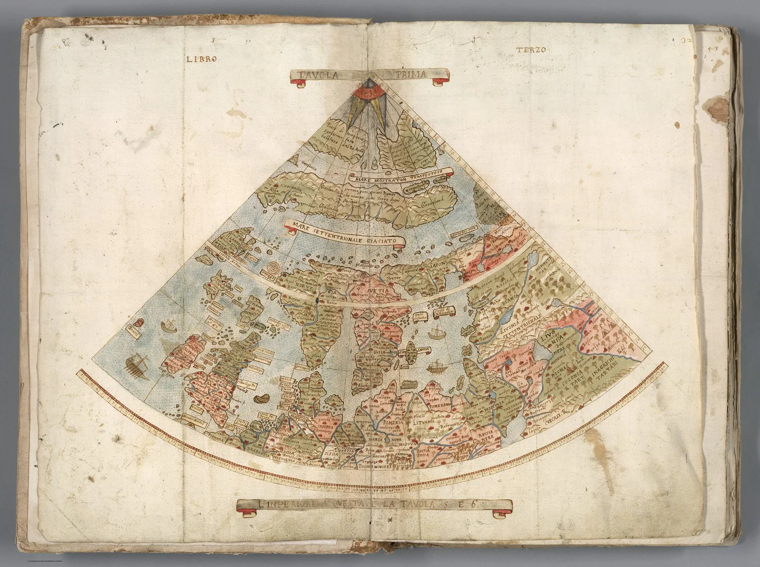 World Flat Earth Map - Monte's Planisphere 1587 - Image 3
