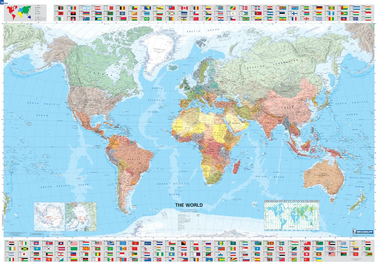 World Michelin Europe Centred Folded Map 701 - Image 2