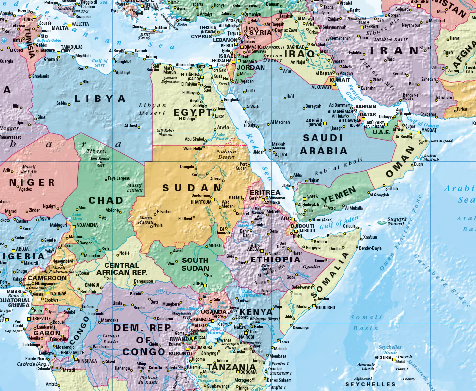World Political Mega Map 2150 x 1270mm (Pacific Centred) Cosmographics 2026 - Image 5